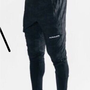 Alphalete blue camo infinity tech pants